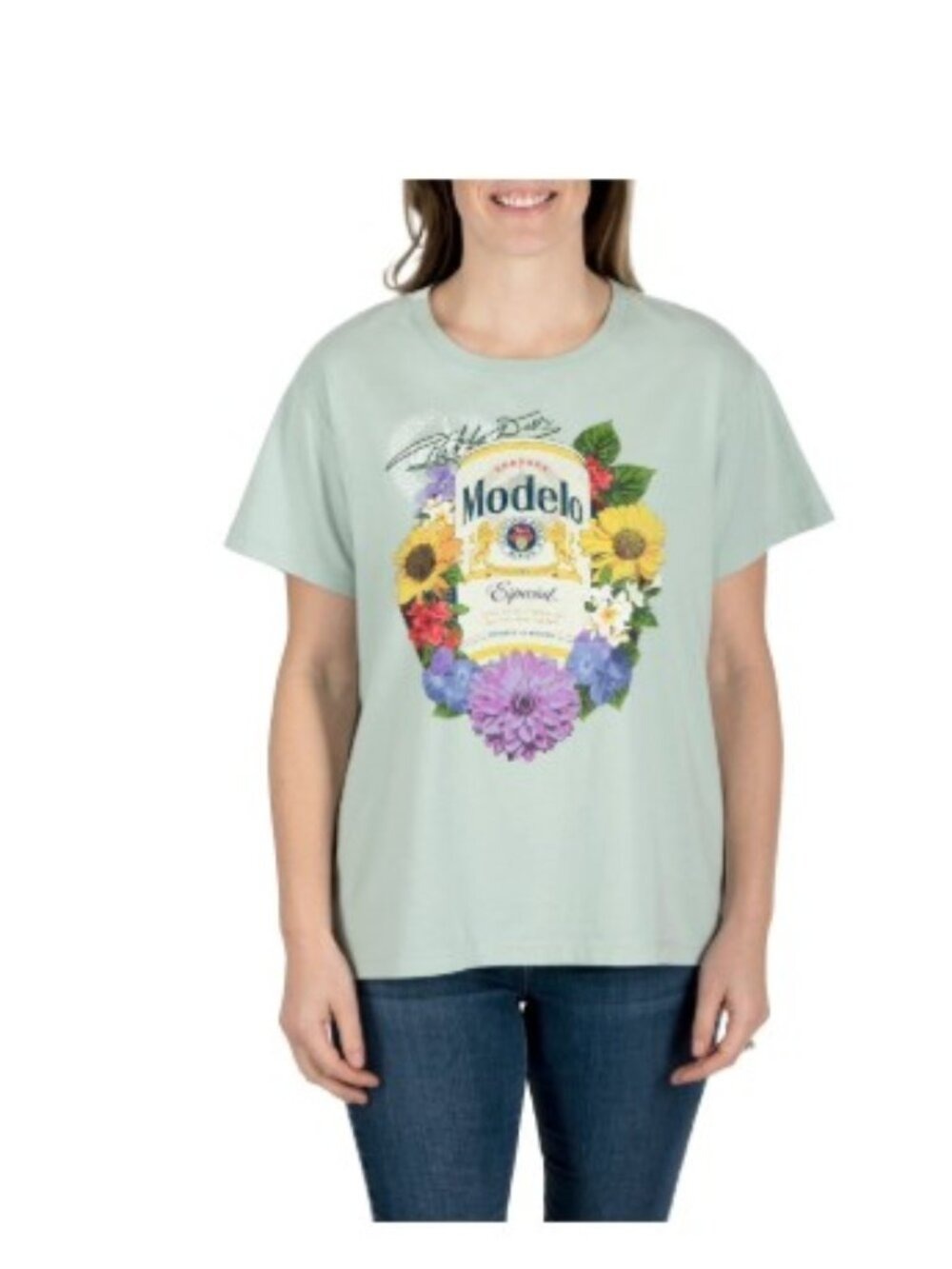 Women's Licensed Graphic T-Shirt Modelo Size L